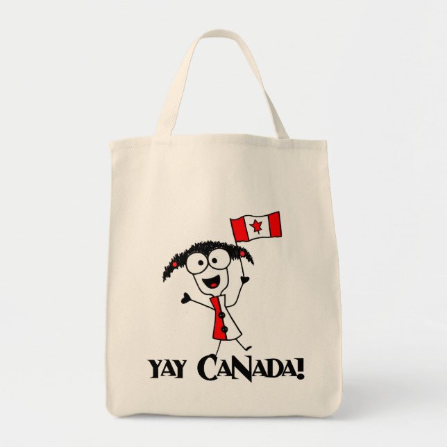 Sim, Canadá! Bolsa Tote (Frente)
