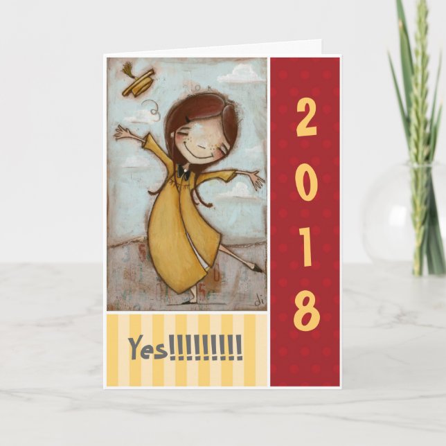 Sim! - Cartão de graduação (Frente)