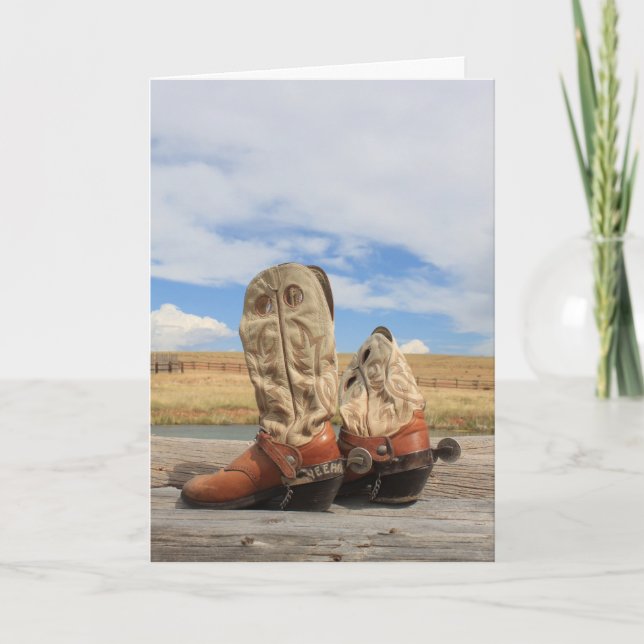 Sim! Cartão de inicialização ocidental (Frente)