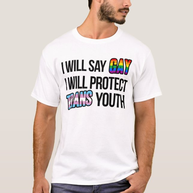 Sim Diga Camiseta Gay (Frente)