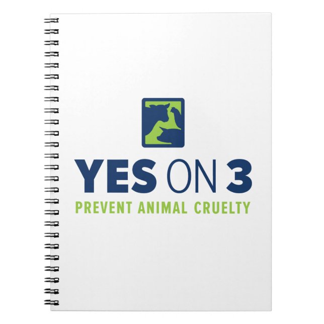 Sim em 3! Caderno espiral (Frente)