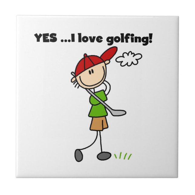 Sim, eu amo golfe (Frente)