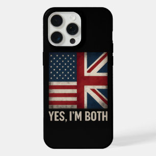 Sim, Eu Sou Ambas as Bandeiras Americana e Britâni