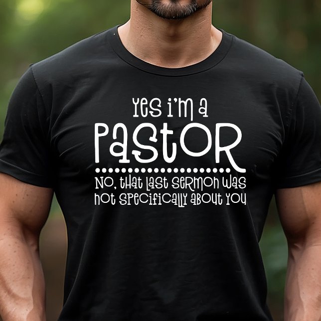 Sim, Eu Sou Um Pastor Piada Sermão Religioso (Criador carregado)