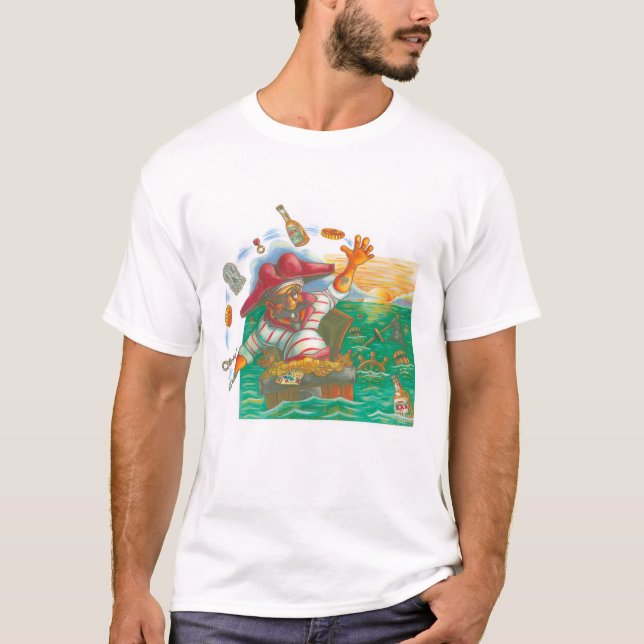 Sim, eu sou uma camiseta de pirata (Frente)