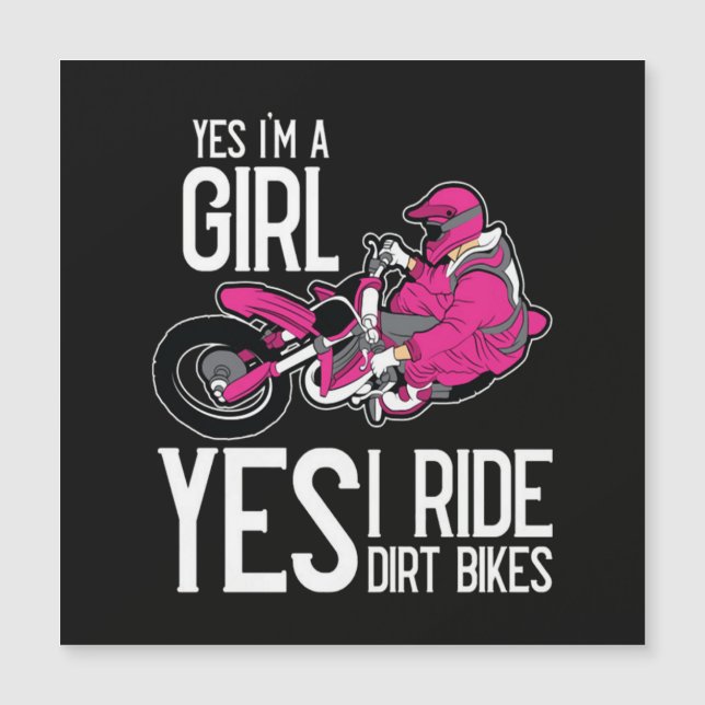 Sim, eu sou uma garota, sim, eu ando de moto de te (Frente)