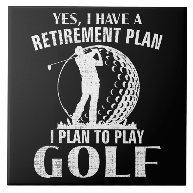 Sim Eu Tenho Um Plano De Reforma Golfe Golfe Diver (Frente)