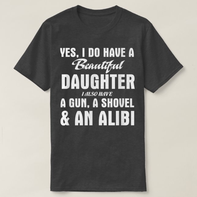 Sim, Eu Tenho Uma Bela Camiseta De Arma (Frente do Design)