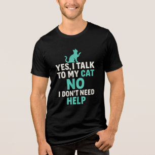 Sim, Falo com Meu Gato, Design Divertido de Gato