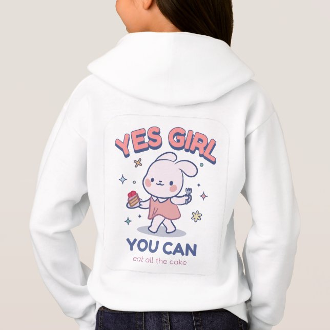 Sim Garota - você pode comer todo o bolo (Verso)