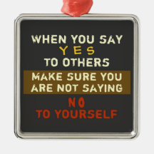 Sim & Não ~ Ornamento / 1 Lado