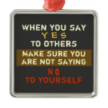 Sim & Não ~ Ornamento / 1 Lado