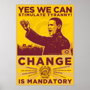 SIM NÓS PODEMOS: Estimule o poster da tirania