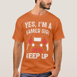 Sim, Sou Uma Garota Gamer Camiseta Divertida Prese