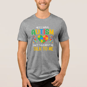 Sim, tenho Design de camiseta Autismo