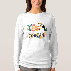 Sim Tucano - Camisa Básica de Manga Longa da Selva