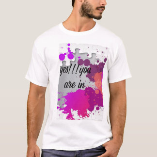 Sim Você Está Em Camiseta De Tipografia