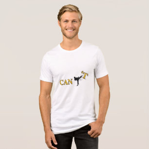 Sim Você Pode Camiseta Citação Silhueta