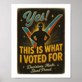 SIM! Votei a favor - Digital ou Poster