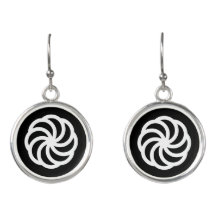 Símbolo armênio branco sobre preto