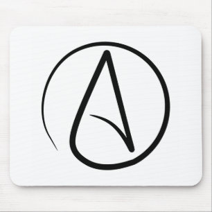 Símbolo ateu Mousepad