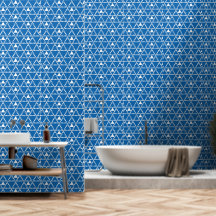 Símbolo Azul e Branco Scandi