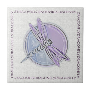 Símbolo azul roxo da Dragonfly