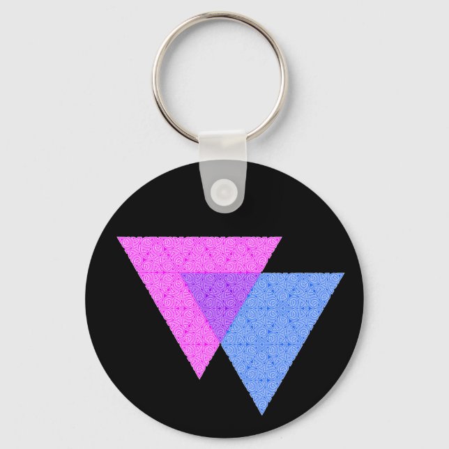 Símbolo Bi Knot Chaveiro (Frente)