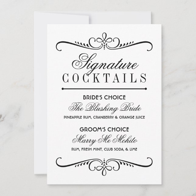 Símbolo Classic Black and White Signature (Frente)