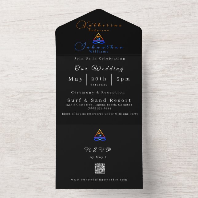 Símbolo da Chama Twin do Código-Wedding-QR - Foto: (Inside)