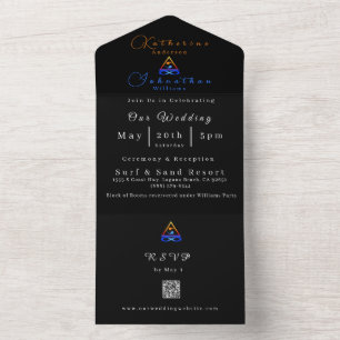 Símbolo da Chama Twin do Código-Wedding-QR - Foto: