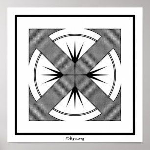 Símbolo da Terra Poster