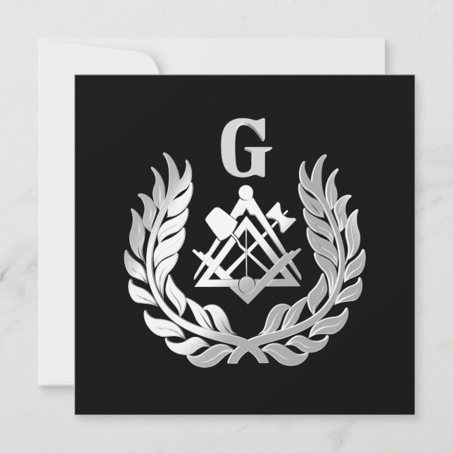 Símbolo de alvenaria prateada (Frente)