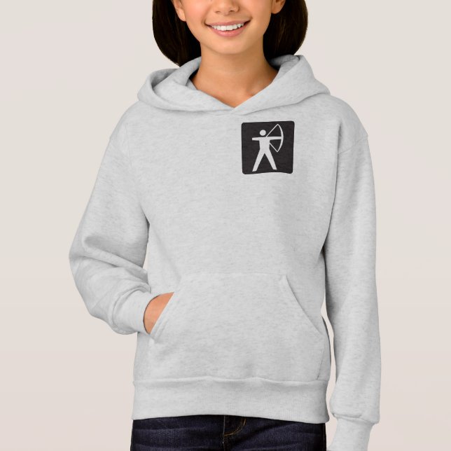 Símbolo de Arqueação Girls Hoodie (Frente)