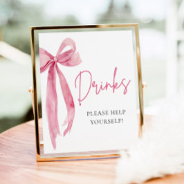 Símbolo de Bebidas de Arco Rosa Elegante com Cobra