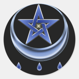 Símbolo de bênção e adesivo do Pentagrama