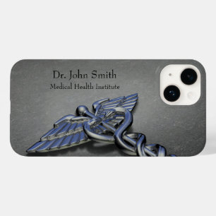 Símbolo de Caduceus Cromo Silver