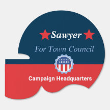 Símbolo de Campanha Azul e Vermelho