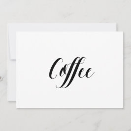 Símbolo de Casamento "Café" do Estilo Caligráfico