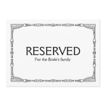 Símbolo de Casamento de Estilo de Deco de Arte "Re