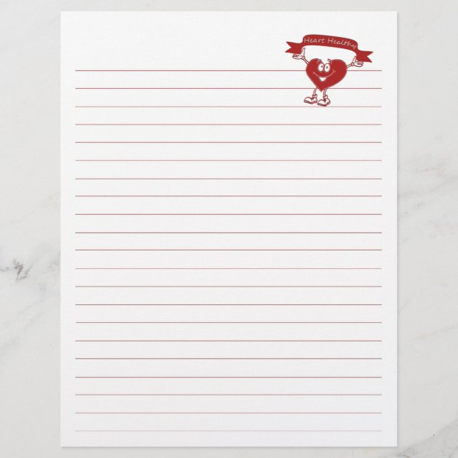 Símbolo de consciência cardiológica do coração sau (Frente)