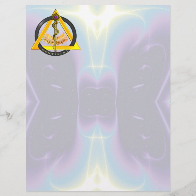 SÍMBOLO DE DENTISTRAÇÃO DENTISTA DE ASCLEPIUS (Frente)