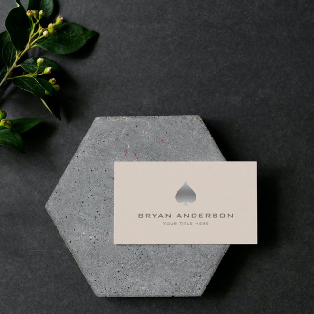 Símbolo de espada prateada Cartão de visita (Criador carregado)