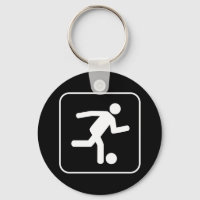 Símbolo de futebol Chaveiro