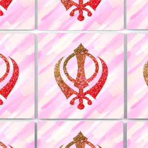 Símbolo de Gliteria Sikh Khanda