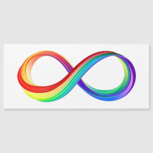 Símbolo de Infinidade Arco-Íris em Camadas