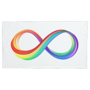 Símbolo de Infinidade Arco-Íris em Camadas