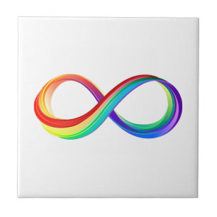 Símbolo de Infinidade Arco-Íris em Camadas