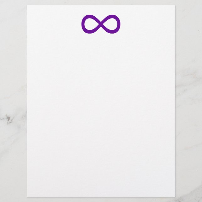 Símbolo de Infinito Roxo (Frente)