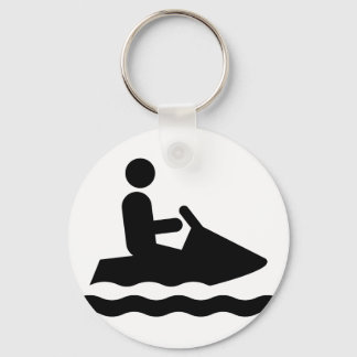 Símbolo de Jetskiing Chaveiro